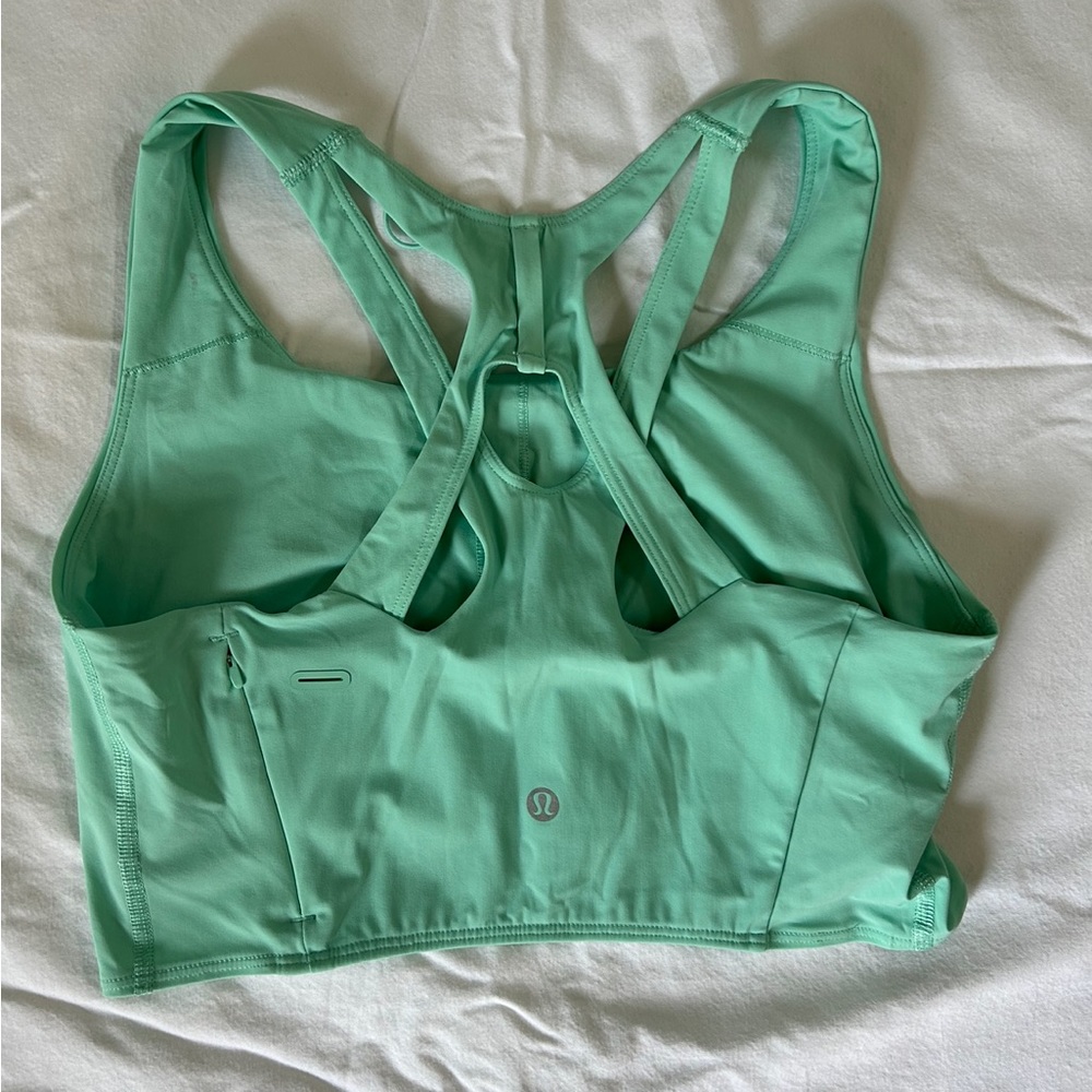 Lululemon Stash it Bra *Medium Support in Wild Mint - Picture 3 of 4